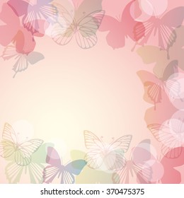 background of butterflies