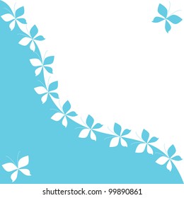 Background with butterflies