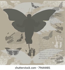 background with butterfly