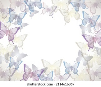 background of butterfly silhouette illustration 