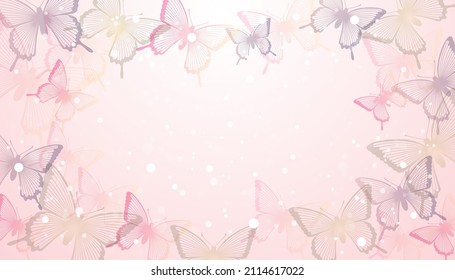 background of butterfly silhouette illustration 