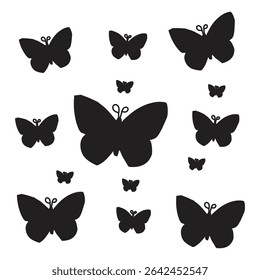background butterfly silhouette butterfly illustration is very beautiful and good for wallpaper