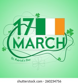 Background by a St. Patrick's Day.