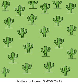 Fondo de cactus verde lindo simple