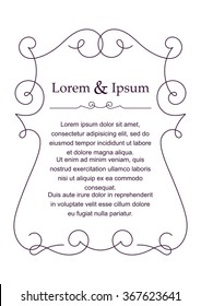 Background with calligraphic decorative elements.