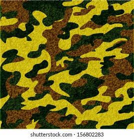 background of camouflage fabric