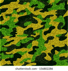background of camouflage fabric