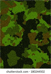 background of camouflage fabric