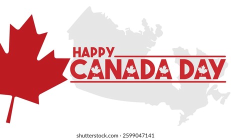 Background of Canada's big day, Canada's independence day.