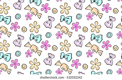 Background candy vector
