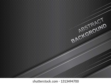 Background carbon.Dark abstract background.Abstract metallic black