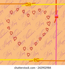 Background for a card on Valentine's Day.