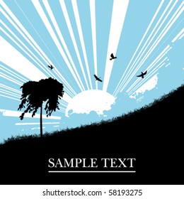 Background card with room for your text