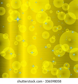 Background Card Star Bubbles