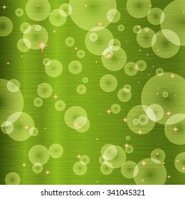 Background Card Star Bubbles