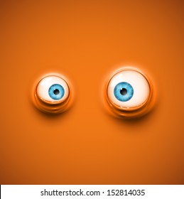 Background Cartoon Eyes Eps 10 Stock Vector (Royalty Free) 152814035 ...