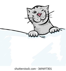 background with the cat