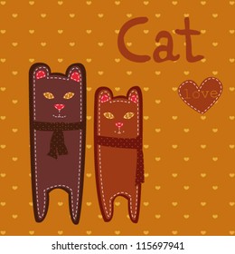 Background with Cats/Cat Love