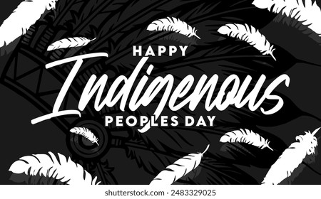 background to celebrate indigenous peoples day