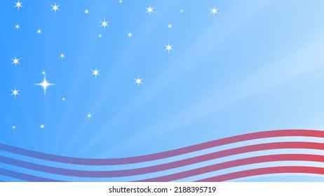 Background for the celebration of the great day of the united states with accents of the american flag