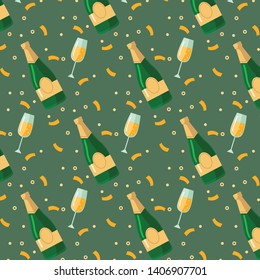 Background of champagne festival concept.