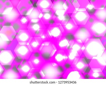 The background is characterized by bokeh with purple, pink and white tones. Can be used for Valentine's Day. All are vecter.