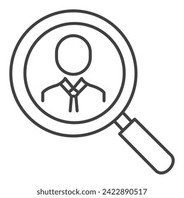 Background Check Vector Illustration Icon Design