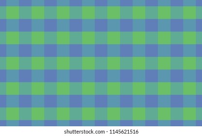 background of checkered blue and green stripes