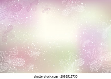 background of cherry blossom silhouette
