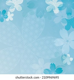 background of cherry blossom silhouette