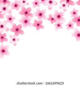 Flor de primavera de cerezo de fondo Japón