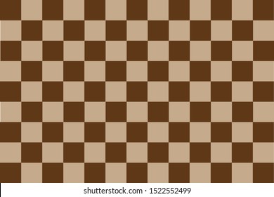 background chessboard vector with brown colour.
