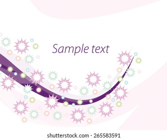 Background children templete text star