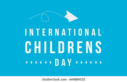 Background of children's day style collection
