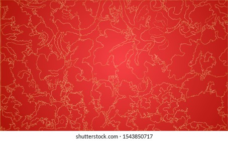 background chinese new year 2020. year of the rat 2020. red with golden