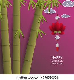 Background Chinese New Year. Vector illustration. 