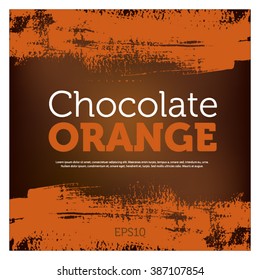 Background for chocolate