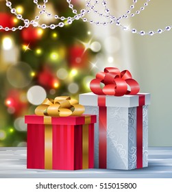 Background with Christmas ball