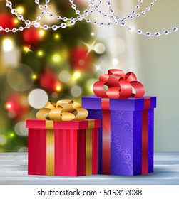 Background with Christmas ball