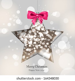 Background with christmas balls