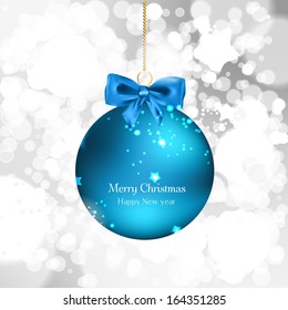 Background with christmas balls