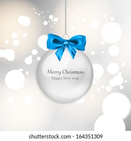 Background with christmas balls