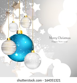 Background with christmas balls