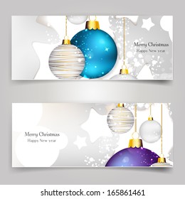 Background with christmas balls