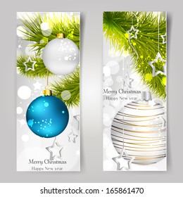 Background with christmas balls