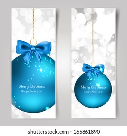 Background with christmas balls