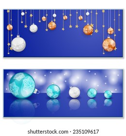 Background with Christmas balls