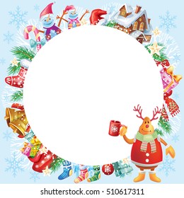 Background for Christmas card