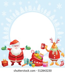 Background for Christmas card