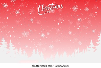 celebración de navidad de fondo con copo de nieve